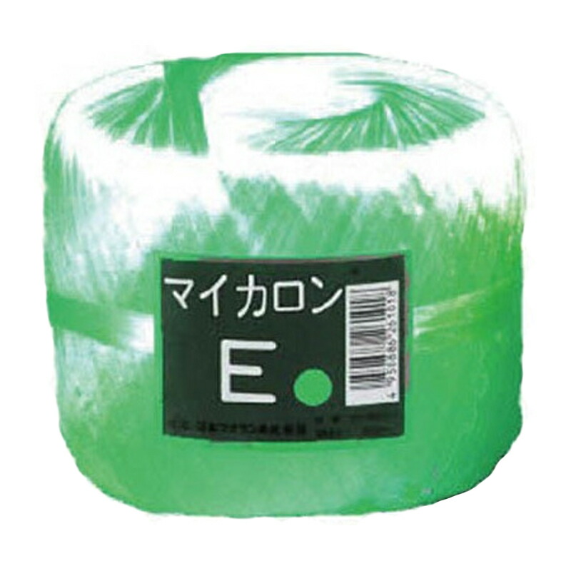 【4/30までエントリーで最大100%Pバック】40個 マイカロンE 玉巻 緑 300m×70mm pp ビニール 荷物 の 荷造り 梱包 紐 ロープ タS 代引不可