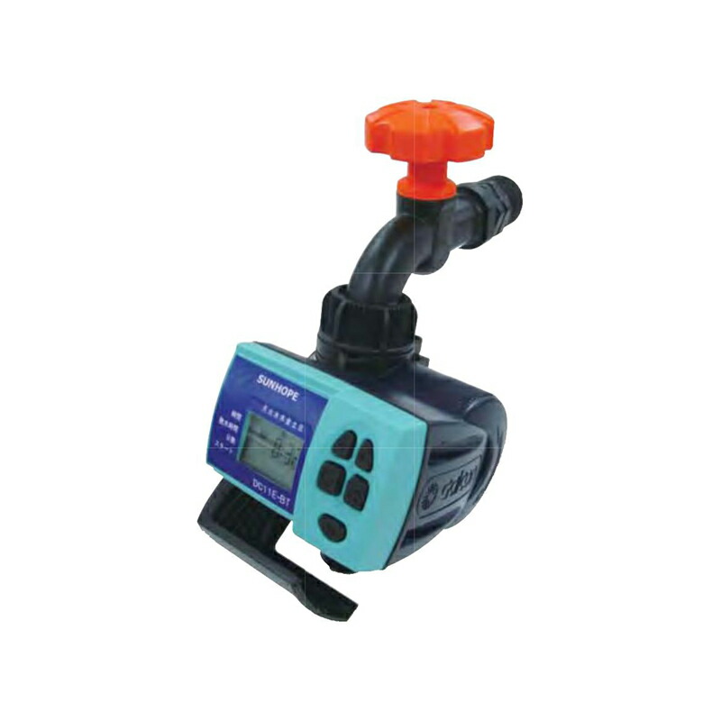【4/30までエントリーで最大100%Pバック】電池式 自動かん水タイマー DC11E-BT Bluetooth搭載 接続口径20mm 潅水用品のサンホープ カ施 個人宅配送不可 代引不可