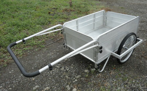 Amazon | ハラックス アルミ製 大型リヤカー 万能タイプ 輪太郎