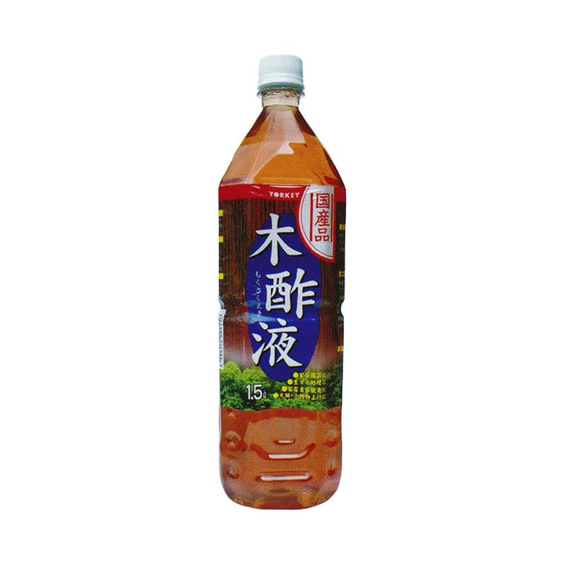 【4/30までエントリーで最大100%Pバック】12本 木酢液・青ラベル 1.5L 虫よけ 土地改良 活力剤 活力液肥 液体肥料 ヨーキ産業 代引不可
