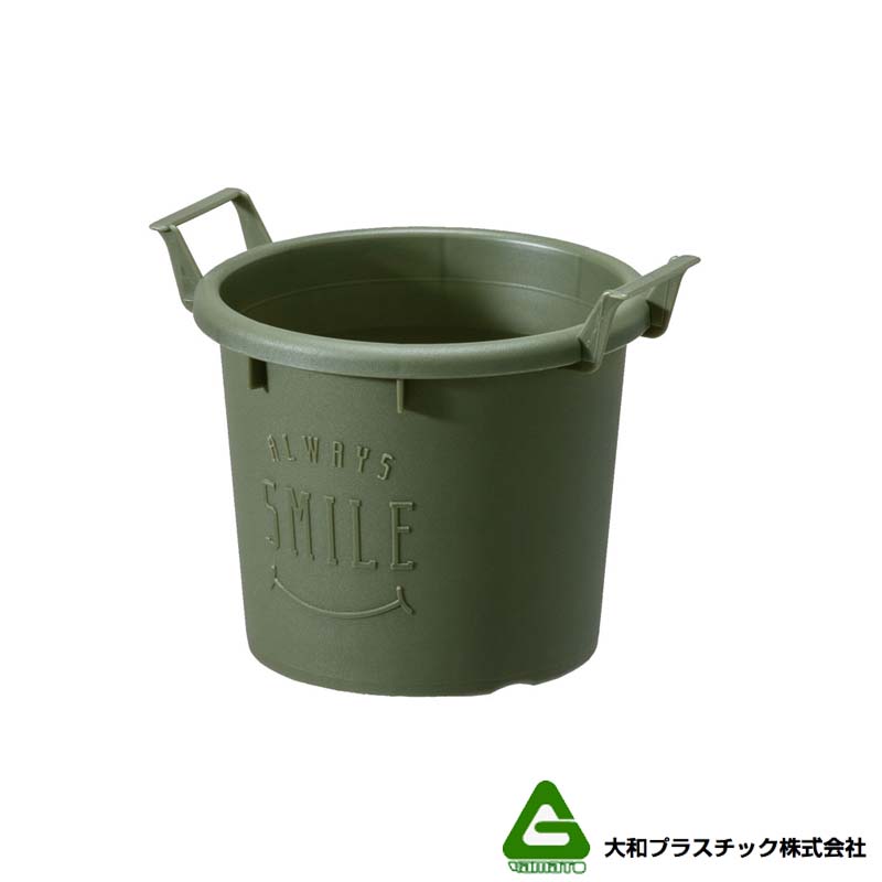 【4/30までエントリーで最大100%Pバック】120個 グロウコンテナ 12型 グリーン 大和プラスチック 0.6L 140×120×H112mm プランター 丸型 ポット 緑 鉢 タS 個人宅配送不可 北海道不可 代引不可