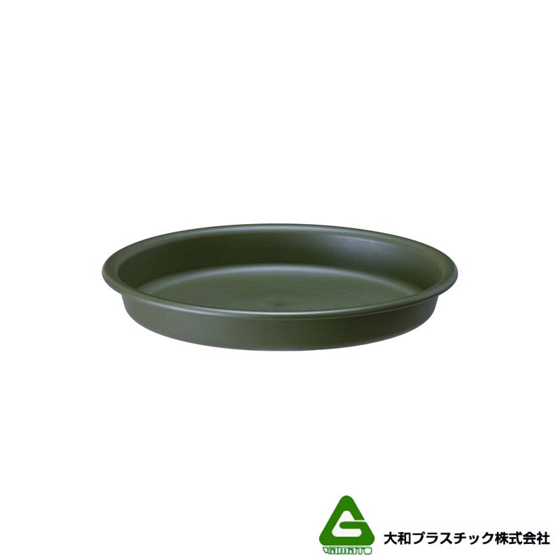 【7/1~最大100%Pバック抽選で要エントリー】160個 グロウプレート 18型 グリーン 大和プラスチック 直径164×H23mm 受皿 グロウコンテナ用 蓋 丸型 鉢皿 タS 個人宅配送不可 北海道不可 代引不可|農業用品販売のプラスワイズ