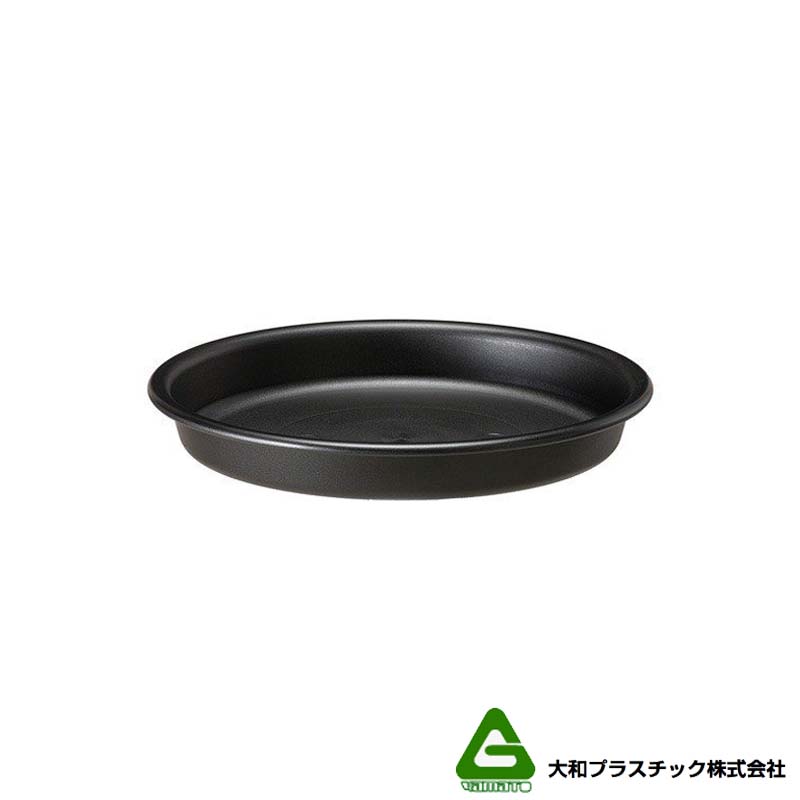 【4/30までエントリーで最大100%Pバック】40個 グロウプレート40型 ブラック 大和プラスチック 直径376×H51mm 受皿 グロウコンテナ用 蓋 丸型 鉢皿 タS 個人宅配送不可 北海道不可 代引不可