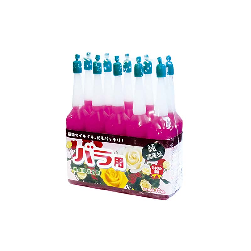 【4/30までエントリーで最大100%Pバック】10本入×40P バラ用活力剤 35ml 10本入×40パック 活力アンプル 植物用 活力液肥 液体肥料 ヨーキ産業 代引不可