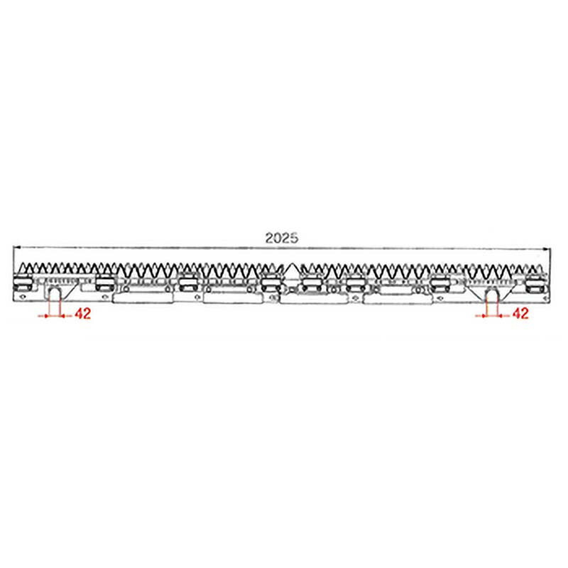 【7/1～最大100%Pバック抽選で要エントリー】nashim コンバイン刈刃 Y ヤンマー L・R分離 6条 6784 GC-80 GC-90 VR-85 VR-90 ナシモト オK 代引不可｜農業用品販売のプラスワイズ