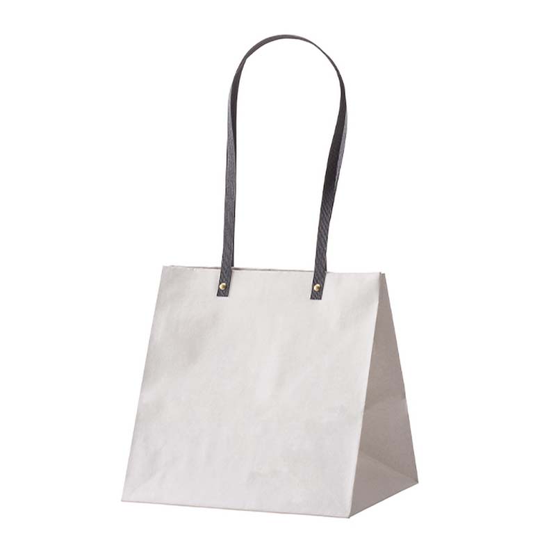 【4/30までエントリーで最大100%Pバック】欠品 25枚 キャリーバッグ HK-M ホワイト 187-314242-0 紙袋 手提げ袋 ギフト 袋 花材 花資材 松K 代引不可