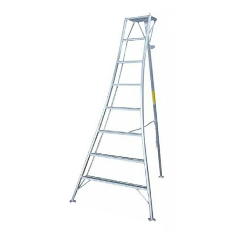 楽天市場】【値下げ】アルミ製 超軽量 三脚 はしご 脚立 8尺/高さ233cm