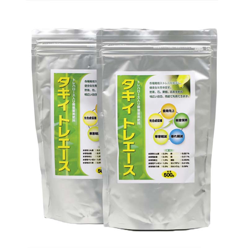 【4/30までエントリーで最大100%Pバック】20袋 タキイ トレエース 500g 寒害対策 しおれ軽減 鮮度保持 トレハロース タキイ種苗 代引不可