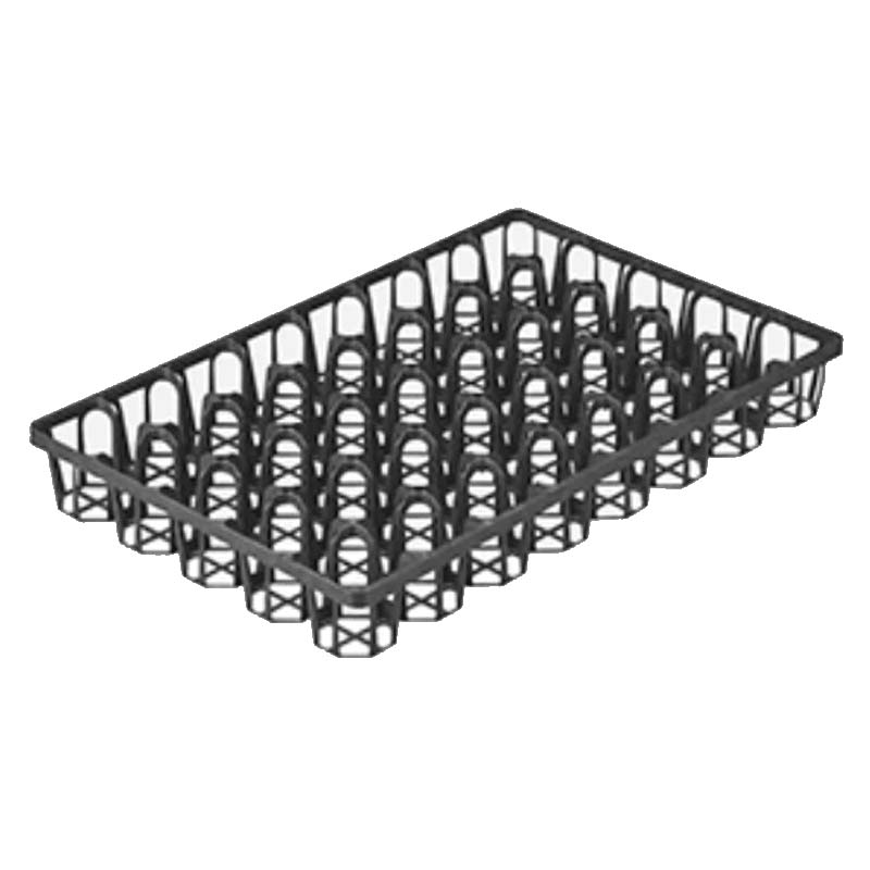 楽天市場】30枚 03アルファトレー 9cm 40穴 黒 外寸395×592×72mm