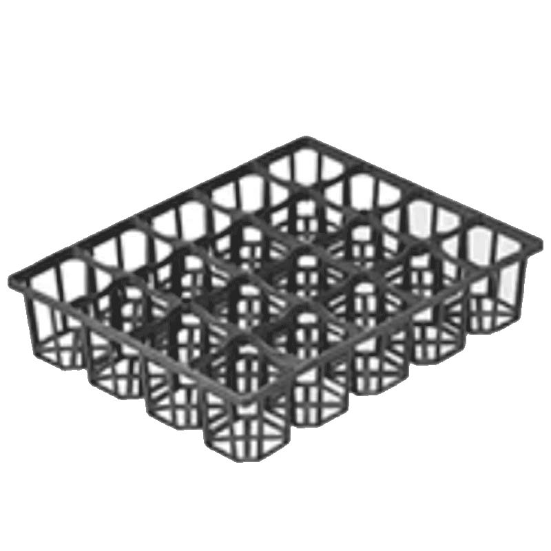 【4/30までエントリーで最大100%Pバック】60枚 TO トレー 75-20HT 7.5cm 20穴 黒 外寸258×321×65mm ハーフ 穴トレー ポリポットに 東海化成 京G 代引不可