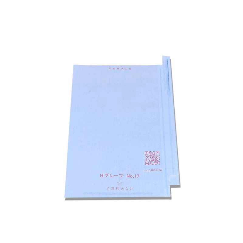 ぶどう3袋 100枚 果実袋 特大 薄型 段有 Hグレープ 240×360mm 553623