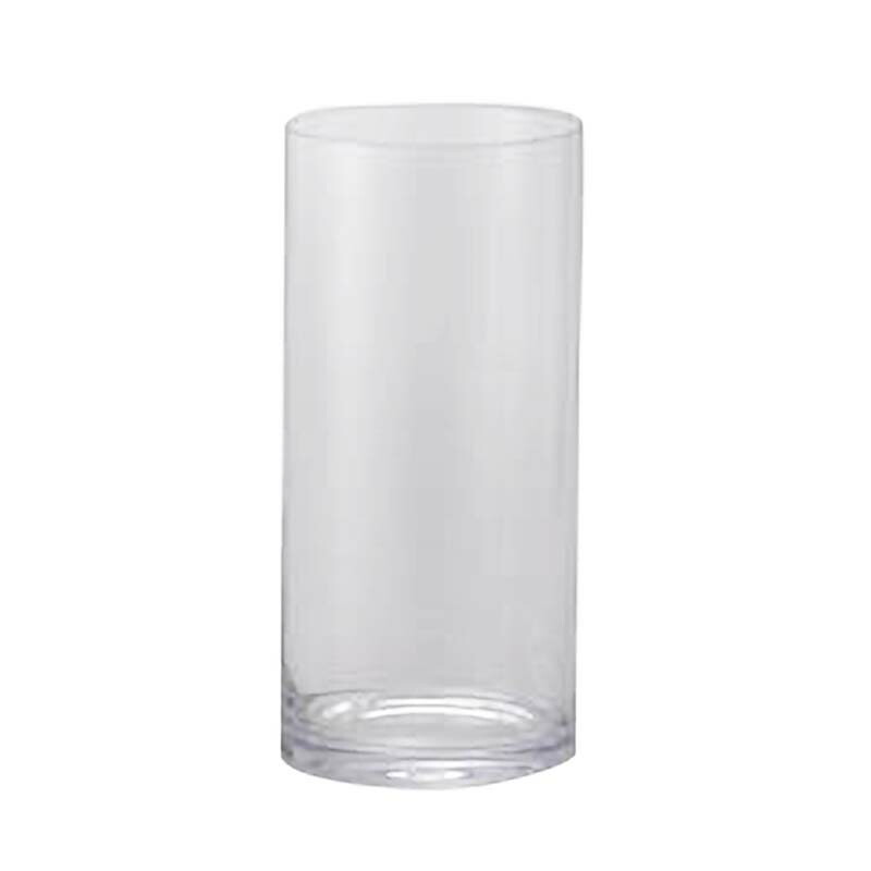 【4/30までエントリーで最大100%Pバック】グラス・ストレート・アール GLASS straight-R 778-024-000 直径19×40cm ガラス フラワーベース ガラスベース 花材 花器 花瓶 アレジメント 松K 代引不可
