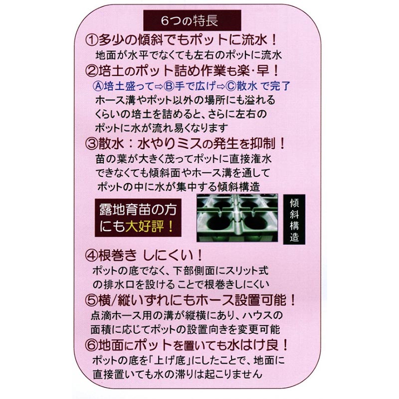 SALE／76%OFF】 連結ポット 育苗用 25個入 24穴 S24 520×350×100mm ランナー採り用 いちご炭疽病対策 セリエ  個人宅配送不可 代引不可 whitesforracialequity.org