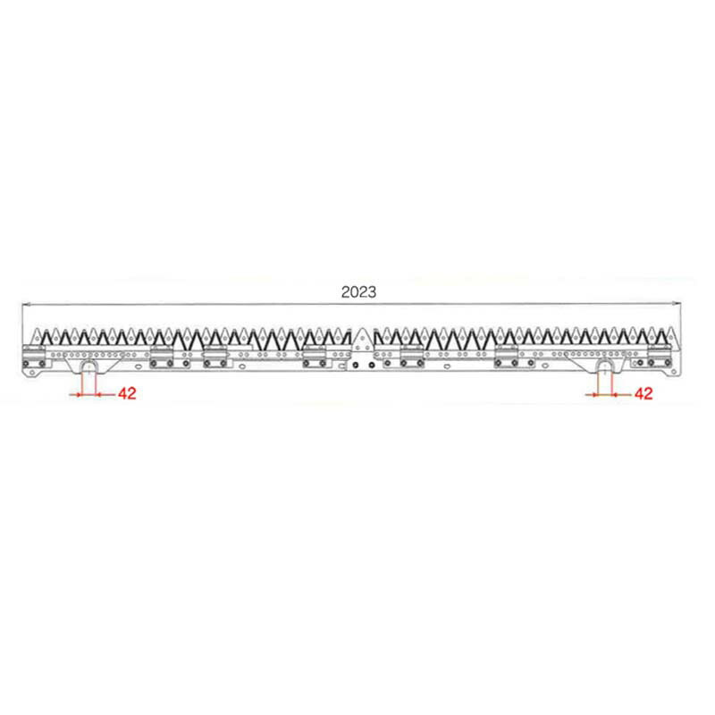 【楽天市場】nashim コンバイン刈刃 Y ヤンマー 8094 LR分離5条 AG-6100 AG-6114 YH-6101 YH-6115