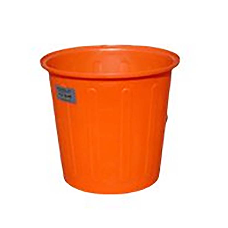 【楽天市場】丸型開放容器 100L CPE-100 オレンジ ポリエチレン製 容器 丸型 バケツ モリマーサム樹脂 金T 個人宅配送不可 代引