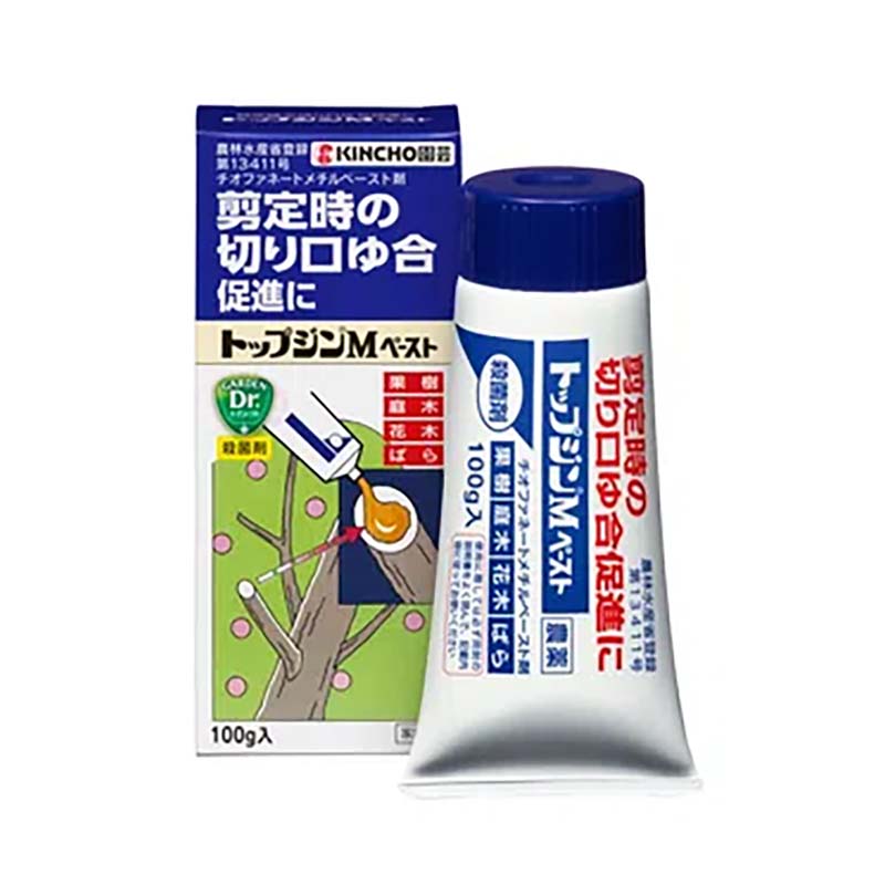 【4/30までエントリーで最大100%Pバック】殺菌剤 トップジンMペースト 100g 60個 KINCHO園芸 病害対策 予防 治療 農業 園芸 ガーデニング カ園 個人宅配送不可 代引不可