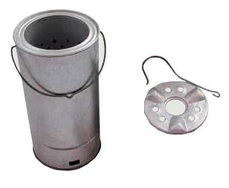 楽天市場】大和金属 レンタンストーブ 練炭2個入用 屋外用 : 農家の