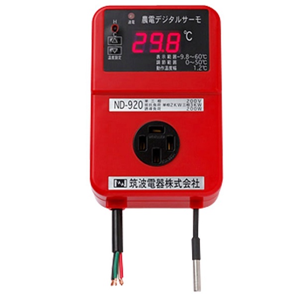 楽天市場】農電サーモ ND-610 家庭用100v 1000w 1kw コンセント1