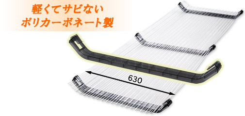 楽天市場】雪おろし ワイド63P SD-63P 10本入り ポリカーボネート製
