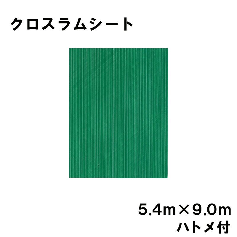 【7/1~最大100%Pバック抽選で要エントリー】クロスラムシート 5.4 m×9.0 m ハトメ付 養生シート カ施 代引不可|農業用品販売のプラスワイズ