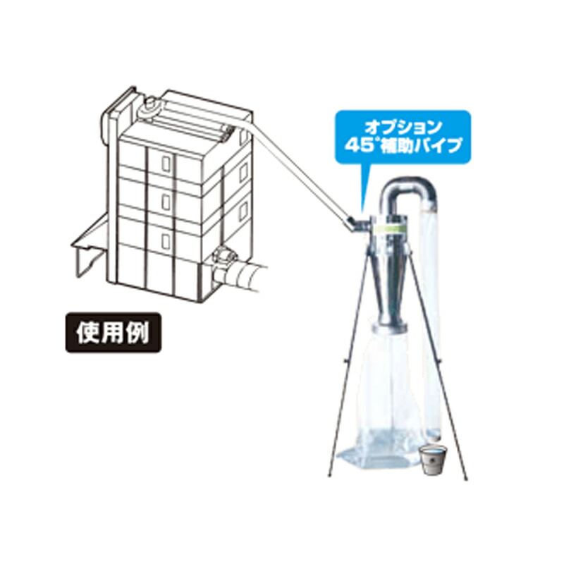 楽天市場】部品のみ 乾燥機用集塵機 ダストクリーン用 45度補助パイプ KS-380用 KS-300L用 オプション ケーエス製販 代引不可 :  農業用品販売のプラスワイズ