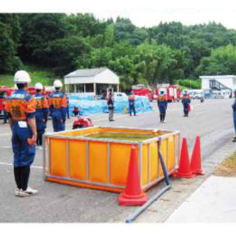 消防用角型くみたてそうNK-1消防水利水槽操法放水消防署防火消火ナショナルマリン代引不可