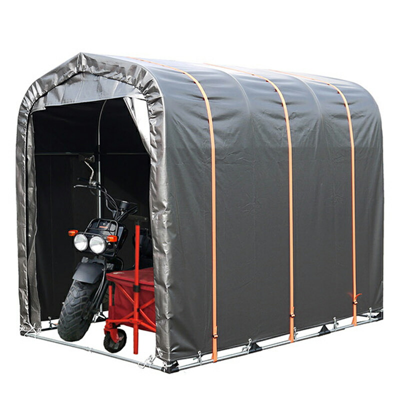 受注生産 サイクルハウス OUTDOOR ORANGE SH-6 MSV テント 倉庫 物置 車庫 組立 ガレージ NAN-A 南栄工業 代引不可