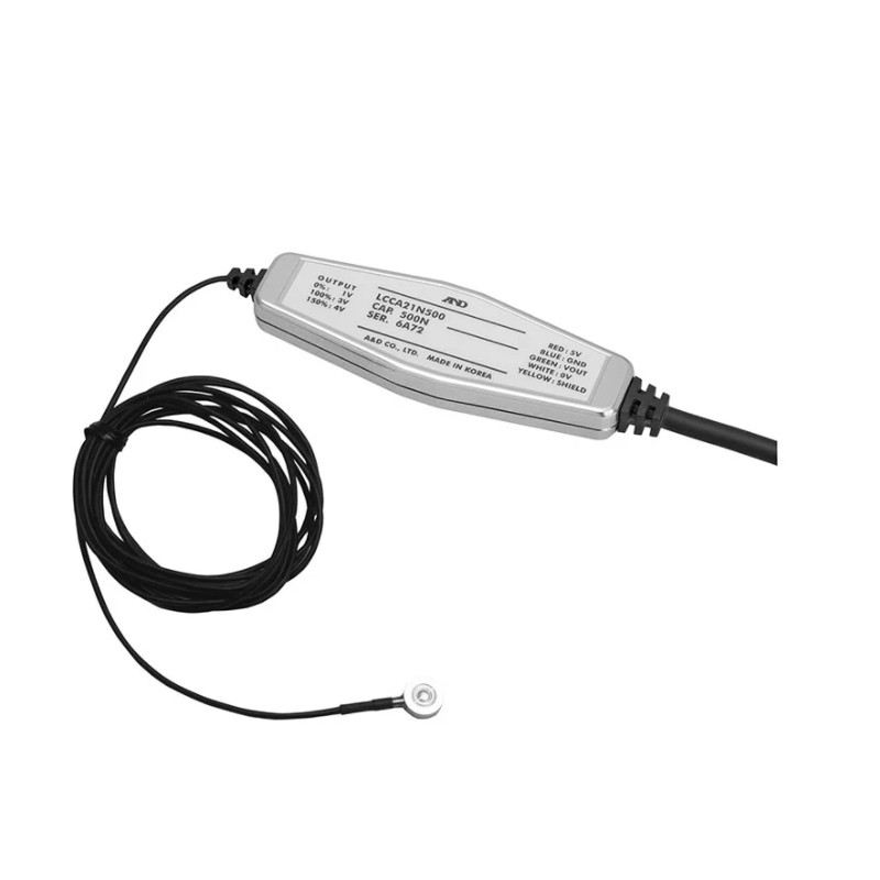 A&D 超小型 圧縮型アンプ付ボタンロードセル LCCA21N500 定格容量 500N 計測 計測器 計量 測量 測定 電子 デジタル エーアンドディー 宇N 代引不可