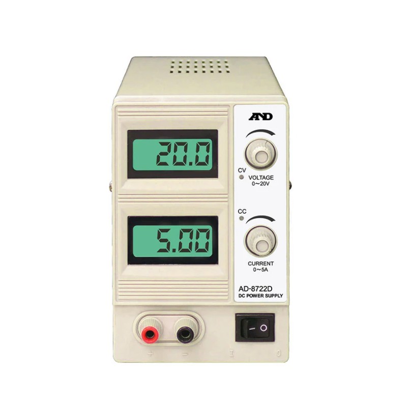 A\u0026D 直流安定した化ワット数 20V 5A AD-8722D 使い果たすワット数 約185VA 位置づける 位置づける器 測り 位置づける 位置づける 陰電子 デジタル エーアンドディー 宇N 代引不可
