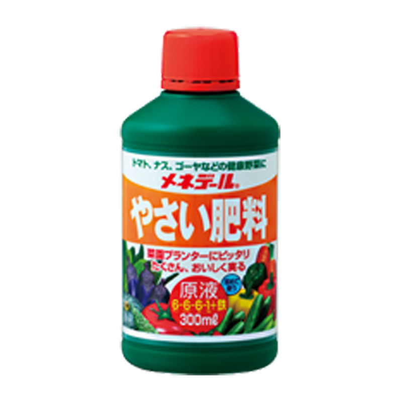 90個 メネデール やさい肥料 300ml 原液 野菜 果菜 トマト ナス キュウリ ゴーヤ ハーブ マグネシウム カルシウム タ種 個人宅配送不可 D Off