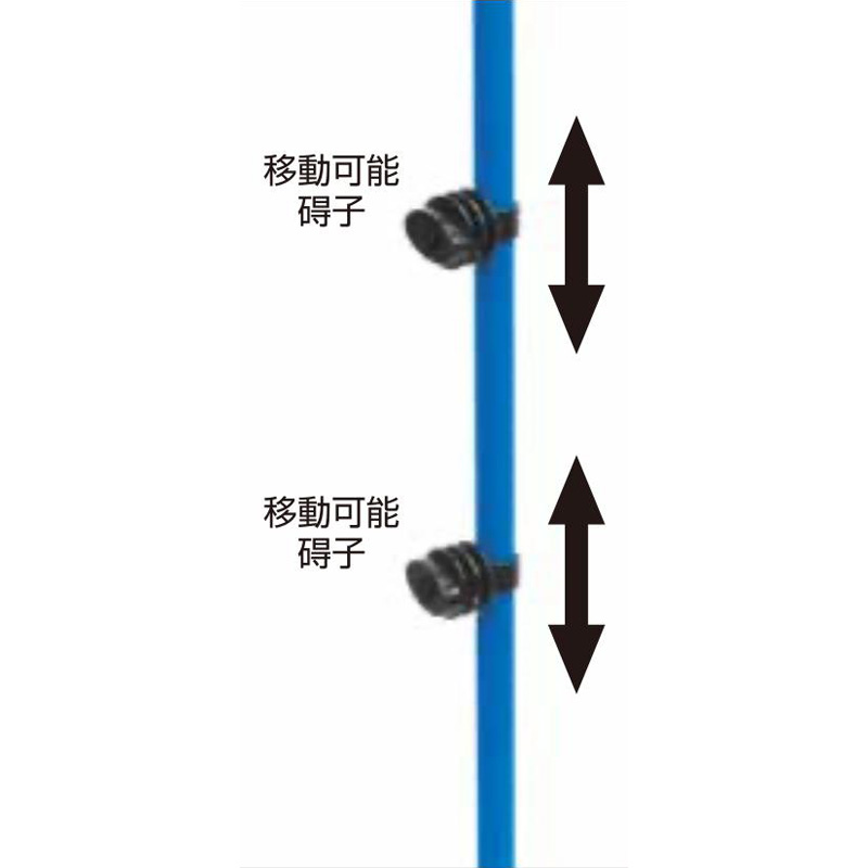 市場 50本 アポロ オプション 碍子2個付 電気柵 碍子付 900mm AP-PL900GB エリアポール