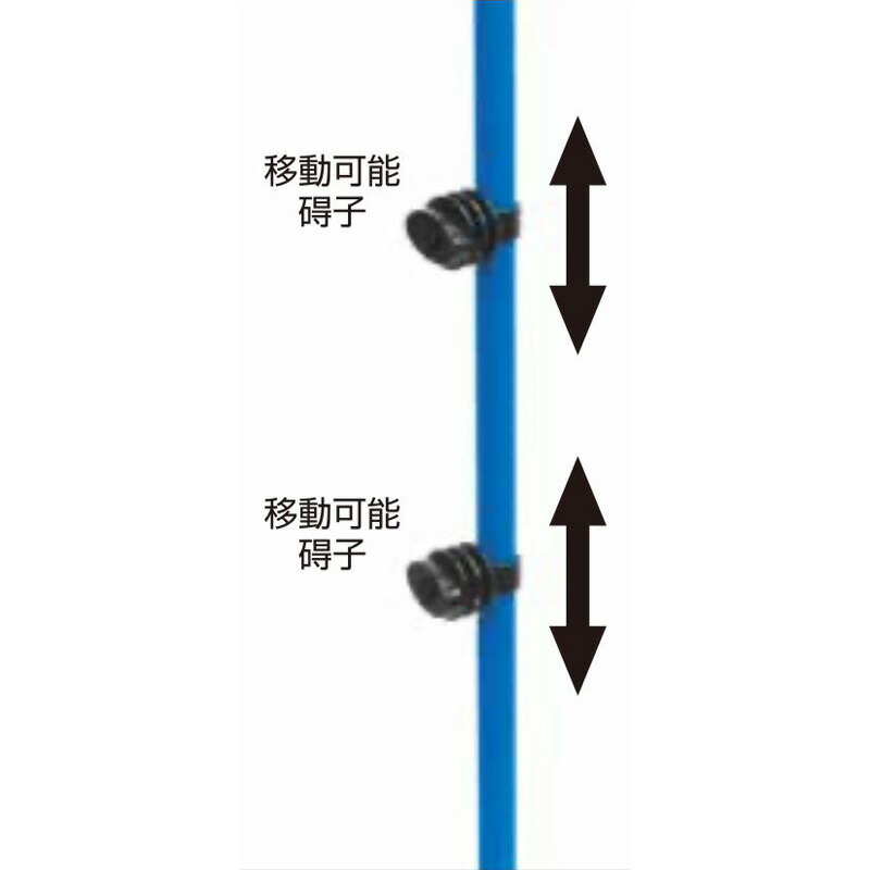 オープニング大放出セール 50本 アポロ 電気柵 碍子付 エリアポール 900mm AP-PL900GB 碍子2個付 オプション アクセサリー ガイシ  防獣 防鳥 代引不可 fucoa.cl