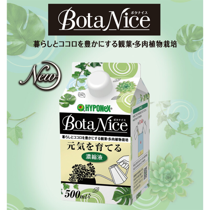 当店一番人気 48個 ボタナイス 元気を育てる濃縮液 500ml ハイポネックス HYPONEX 室内 インテリア 活力液 濃縮 観葉 多肉 植物 活力ミネラル  タ種 個人宅配送不可 代引不可 fucoa.cl