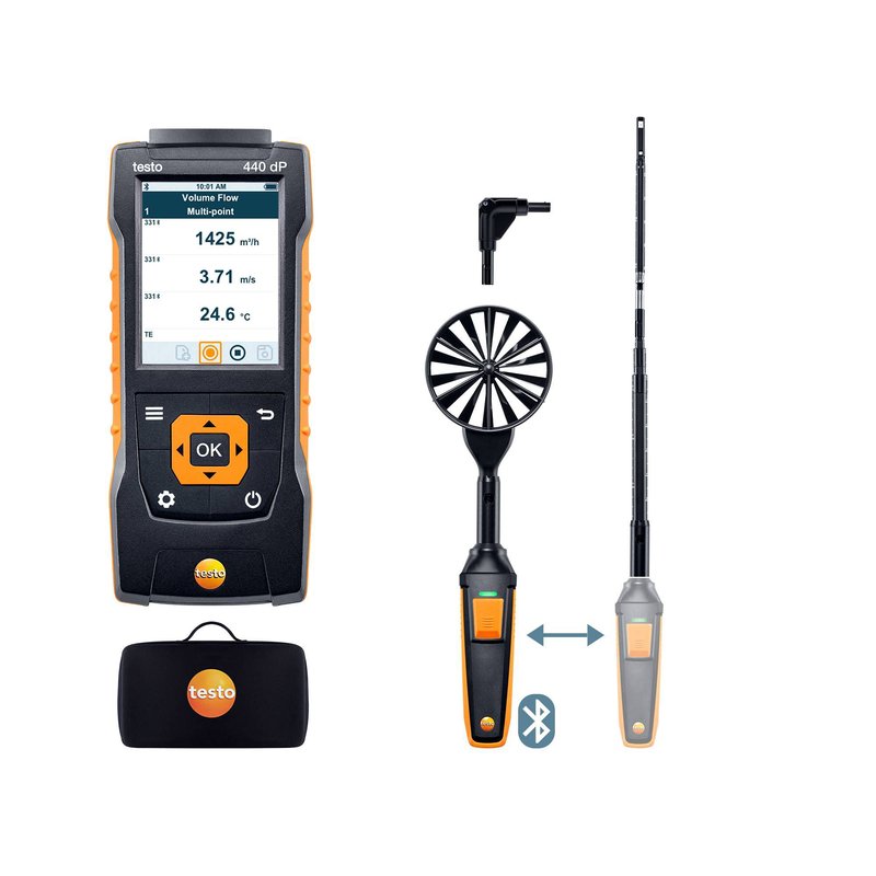 testo 440 dP 風速プローブコンボセット1 0563 4409 テストー 位置づける器 宇N 代引不可