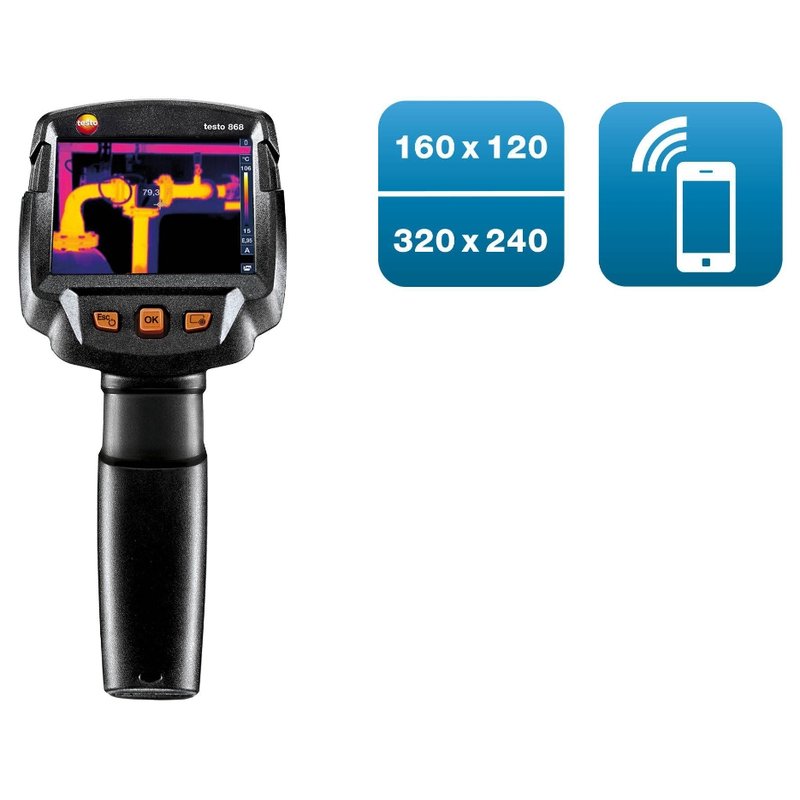 testo 868 赤外線サーモグラフィ 0560 8681 テストー 価値付ける器 宇N 代引不可