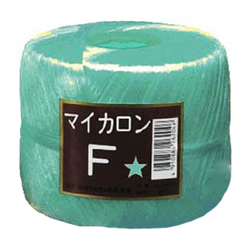 40個 マイカロンF 玉巻 緑 500m×pp ビニール 荷物 の 荷造り 梱包 紐 ロープ タS 代引不可 16,578円