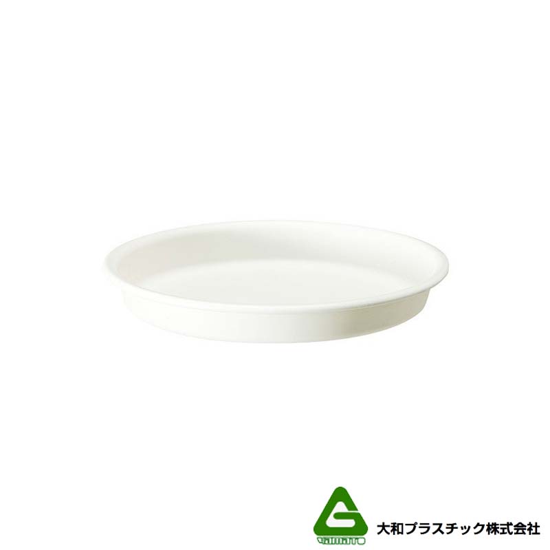 40個 グロウプレート40型 ホワイト 大和プラスチック 直径376×H51mm 受皿 グロウコンテナ用 蓋 丸型 鉢皿 タS 個人宅配送不可 北海道不可 代引不可