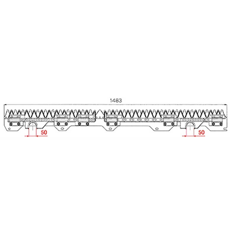 nashim コンバイン刈刃 Y ヤンマー ツイン4条 6640 AG-460 AG-467 AG-470 ナシモト オK 個人宅配送不可 代引不可