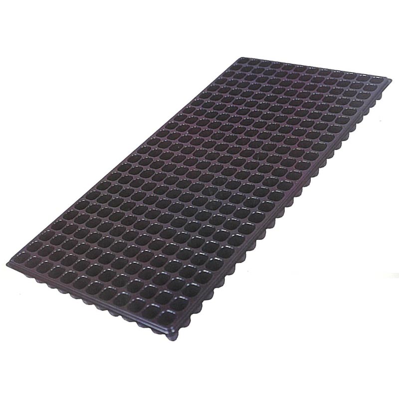 100枚 ユープラグトレイ 288穴 黒 20角×高35mm 12×24列 300×595mm タS 代引不可|プラスワイズ業者用専門店