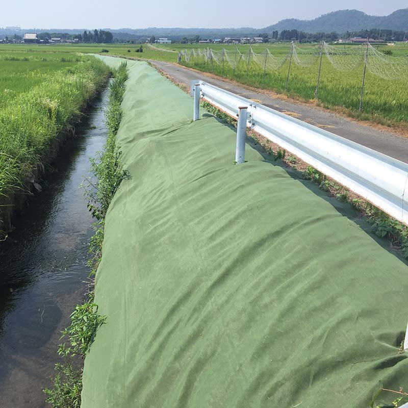 雑草抑制おまかせネット幅4.0m×25m巻グリーン雑草対策大一工業法面畦畔北海道配送不可代引不可up