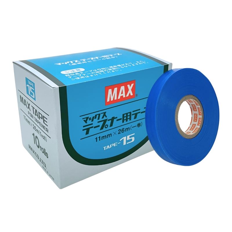 楽天市場】メール便 1箱×10巻 TAPE-25 赤 マックステープナー 用