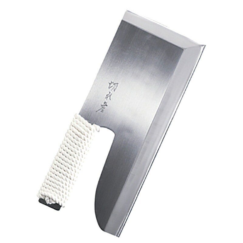 そば・麺切り包丁 雄山 ステンレス30cm 紐巻 専用木箱【新品未使用】 楽天市場】麺切り包丁 ステンレス30センチ ひも巻 雄山 : いい友 楽天
