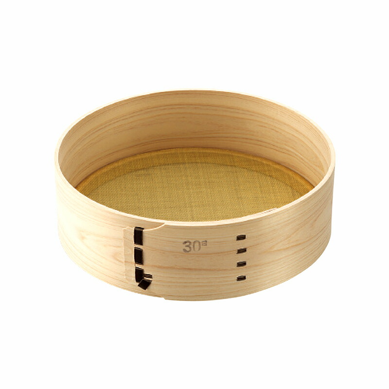 楽天市場】木枠 絹フルイ7寸(約21cm) 60メッシュ こしき ふるい 粉