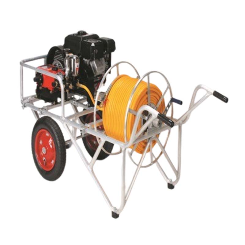 動力噴霧機 車輪付セット動噴 SCAW-535M エンジンGB-181搭載 噴霧ホースオプション 安田工業 動噴 噴霧機 散布 農業 園芸 シB 代引不可