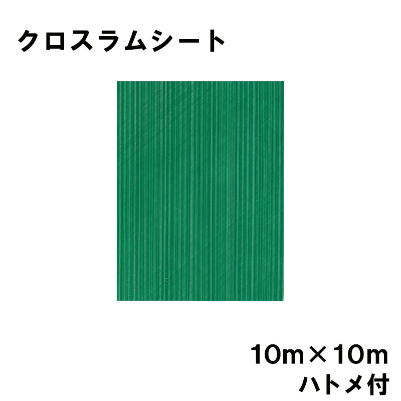 クロスラムシート 10 m×10 m ハトメ付 せっ生腰掛け カ施 人間宅送りとどける不可 代引不可
