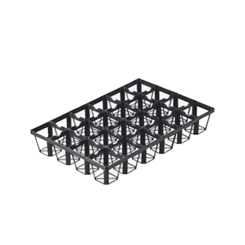 50枚 TO 御盆 24TS 9糎 24穴 黒 外寸328×485×75粍 穴御盆 ポリポットに さし出し用御盆 蔬菜 さし出し 稼穡 稼穡装置 稼穡原材料 東海化成 京G 貨物輸送無料 代引不可