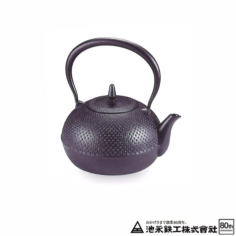 楽天市場】鉄瓶 福禄アラレ 池永鉄工 南部鉄瓶【在庫処分】 : 農家の