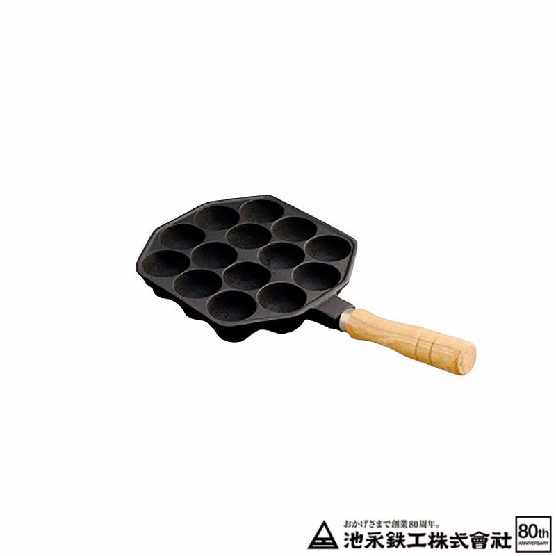 楽天市場】池永鉄工 電調専科 たこ焼 16穴 IH対応 たこ焼き器 鉄の器