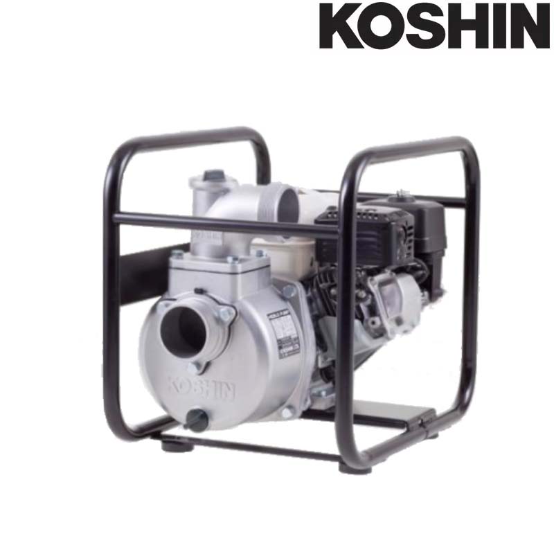 ハイデルスポンプ 4サイクルエンジン KH-80P (ホンダ GP160) 全揚程27m 最大吐出量1100L/分 重量25.5kg 工進 KOSHIN 散水 洗浄 シB 代引不可｜プラスワイズ業者用専門店