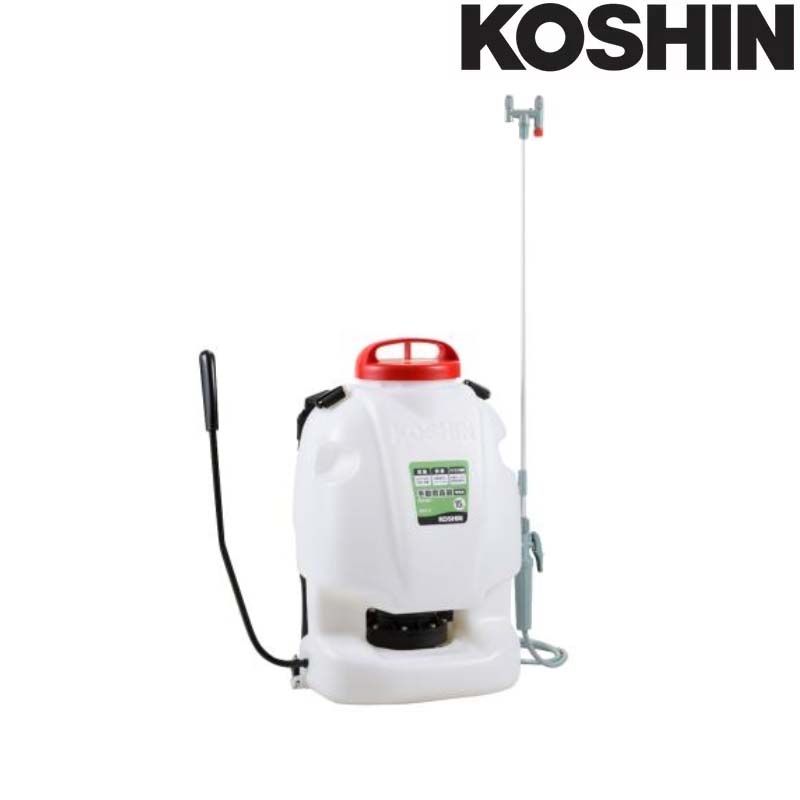 背負式手動噴霧器 グランドマスター RW-15 容量15L 自在2頭口噴口 噴霧量0.9L/分 重量3.7kg 工進 KOSHIN 散布 散水 シB 代引不可